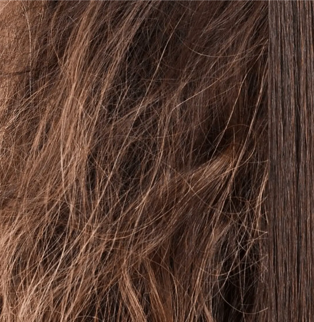Cabello con frizz
